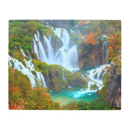 プリツヴィツウォーターフォールメタルプリント メタルプリント