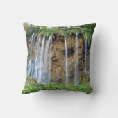 プリツヴィツェ国立公園の滝 – クロアチア クッション (裏面)