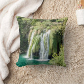 プリツヴィツェ国立公園の滝 – クロアチア クッション (ブランケット)