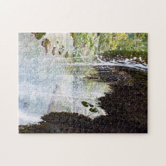 プリツヴィツェ国立公園の滝 – クロアチア ジグソーパズル (横)