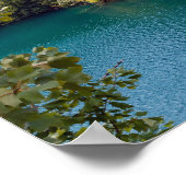 プリツヴィツェ国立公園の滝 – クロアチア ポスター (角)