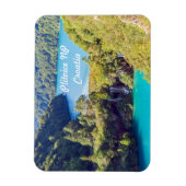 プリツヴィツェ国立公園の滝 – クロアチア マグネット (縦)