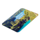 プリツヴィツェ国立公園の滝 – クロアチア マグネット (左側)