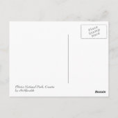 プリツヴィツェ国立公園 ポストカード (裏面)