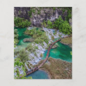 プリツヴィツェ湖公園の滝の滝の滝 チラシ (裏面)