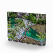 プリツヴィツェ湖公園の滝の滝の滝 フォトブロック (右)