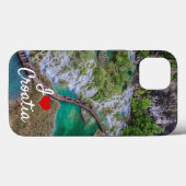 プリツヴィツェ湖公園の滝の滝の滝 Case-Mate iPhoneケース (裏面 (横))