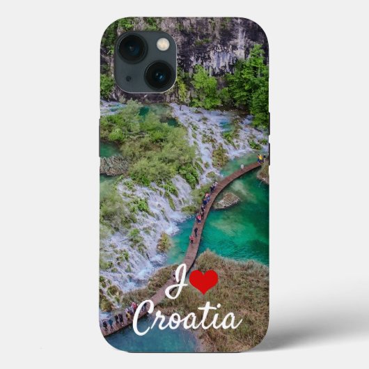 プリツヴィツェ湖公園の滝の滝の滝 Case-Mate iPhoneケース (裏面)