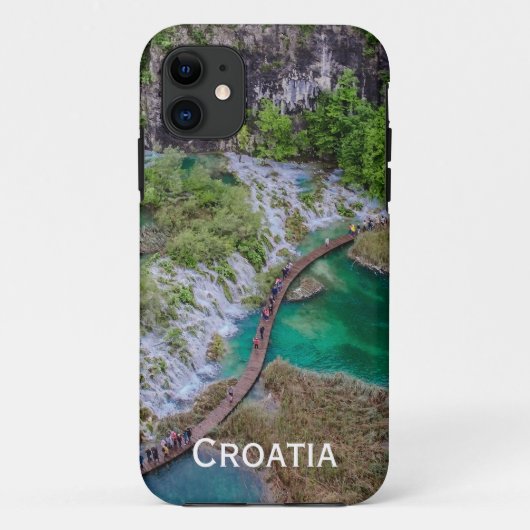 プリツヴィツェ湖公園の滝カスケードCase-Mate Case-Mate iPhoneケース (裏面)