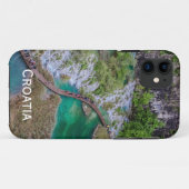 プリツヴィツェ湖公園の滝カスケードCase-Mate Case-Mate iPhoneケース (裏面(横))