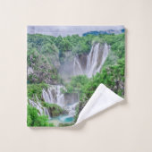 プリツヴィツレイクの滝 バスタオルセット (ウォッシュタオル)