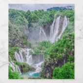 プリツヴィツレイクの滝 ワインラベル (シングルラベル)