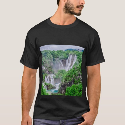 プリツヴィツレイクの滝 Tシャツ (正面)