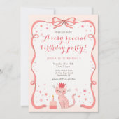 プリティキティ バースデー 招待状 (正面)