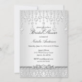 プリティクリスタル ブライダルシャワー 招待状 (正面)