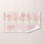 プリティピーチピンククリームチェック バスタオルセット (ハンドタオル)