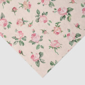 プリティローズ フラワーピンク ピーチクリーム ブライダルシャワー 薄葉紙 (詳細)