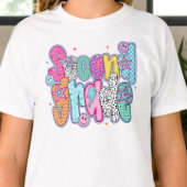 プリティーな女子の小学校2年生初めての学校コケッティ Tシャツ