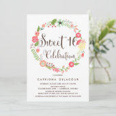 プリティーガーデンリース スイート16 招待状 (スタンド正面)