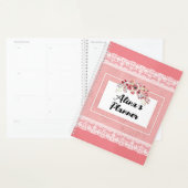 プリティーピンクポジスとレースヴィンテージ名プランナー プランナー手帳 (ディスプレー)