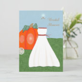 プリティープリンセスブライダルシャワーへの招待 招待状 (スタンド正面)