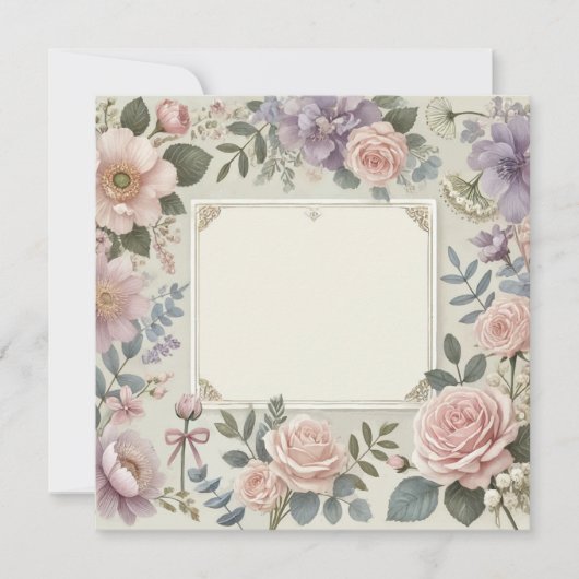 プリティーペタルズ 招待状/お知らせ 招待状 (正面)