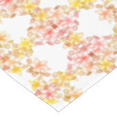 プリティーリリー フラワーパステル ピンクイエロー テーブルクロス (アングル)