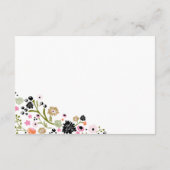 プリティー ブーケ フラワーズ | R S V P 返信カード 招待状 (裏面)