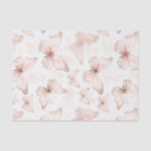 プリティ・ピンク・バタフライ ブライダルシャワー 薄葉紙 (正面)