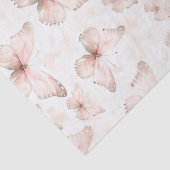 プリティ・ピンク・バタフライ ブライダルシャワー 薄葉紙 (詳細)