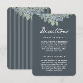 プリティ ブルームズ ヴィンテージ ガーデンズ ウェディング ディレクションズ エンクロージャーカード (正面/裏面)