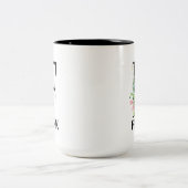 プリティFモノグラムイニシャル ツートーンマグカップ (中央)
