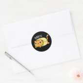 プリトおもしろいキャットブリトプンダークBG ラウンドシール (封筒)