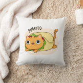 プリトおもしろいキャットブリトプン クッション (ブランケット)