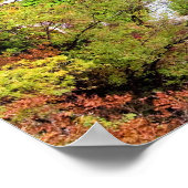 プリトヴィツレイクス国立公園の滝 ポスター (角)