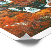 プリトヴィツレイクス国立公園 – クロアチア ポスター (角)