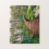 プリトヴィツレイクズナショナルパーククロアチアシアスタイル ジグソーパズル (縦)