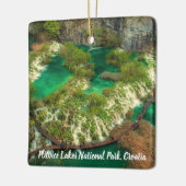 プリトヴィツレイクズナショナルパーククロアチアシアスタイル セラミックオーナメント (左)