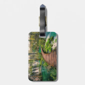 プリトヴィツレイクズナショナルパーククロアチアシアスタイル ラゲッジタグ (裏面縦)