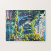 プリトヴィツレイクズナショナルパーククロアチア旅行アート ジグソーパズル (横)