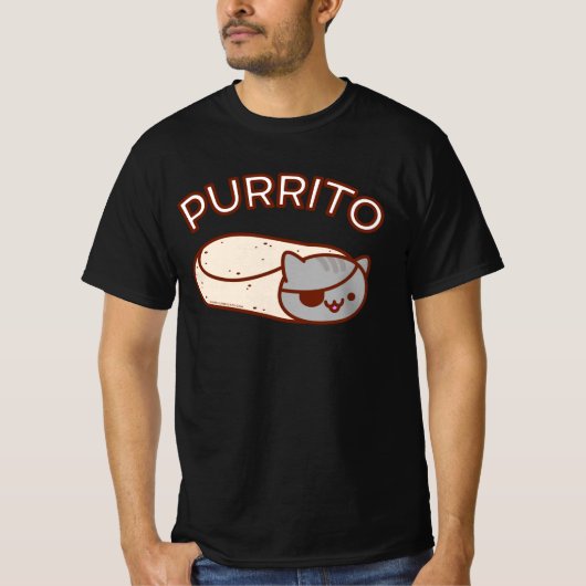プリト猫ブリトTシャツ Tシャツ (正面)