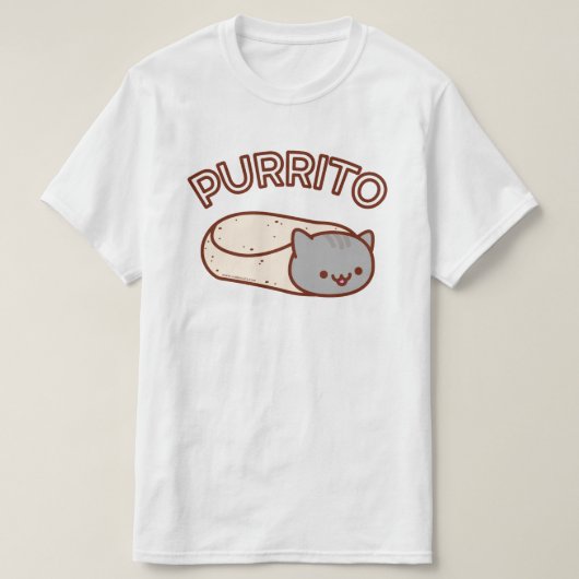 プリト猫ブリトTシャツ Tシャツ (デザイン正面)