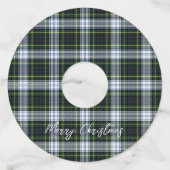 プリドグリーンクラン素朴ゴードンタータンチェック ワイングラスタグ (裏面)