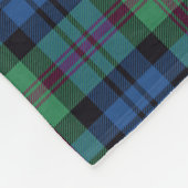 プリドシェルパブランケットBaird古代クラシッククランSc フリースブランケット (角)