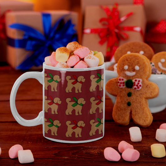 プリドパーソナライズされたドールゴールデンイエロードッグ トートバッグ