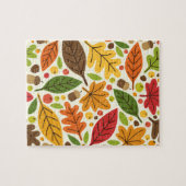 プリドホリデー秋秋サンクスギビングハーベストレア ジグソーパズル (横)