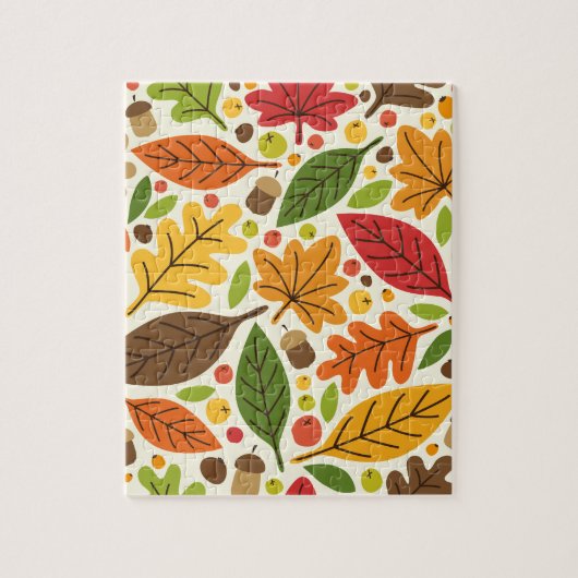 プリドホリデー秋秋サンクスギビングハーベストレア ジグソーパズル (縦)