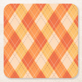 プリドホリデー秋秋サンクスギビングハーベストレア スクエアペーパーコースター