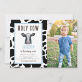 プリドホーリーカウイズワンボーイ誕生日 招待状 (正面)