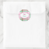 プリド名門私立校風のアリゲーターリリーシャワー誕生日 ラウンドシール (バッグ)